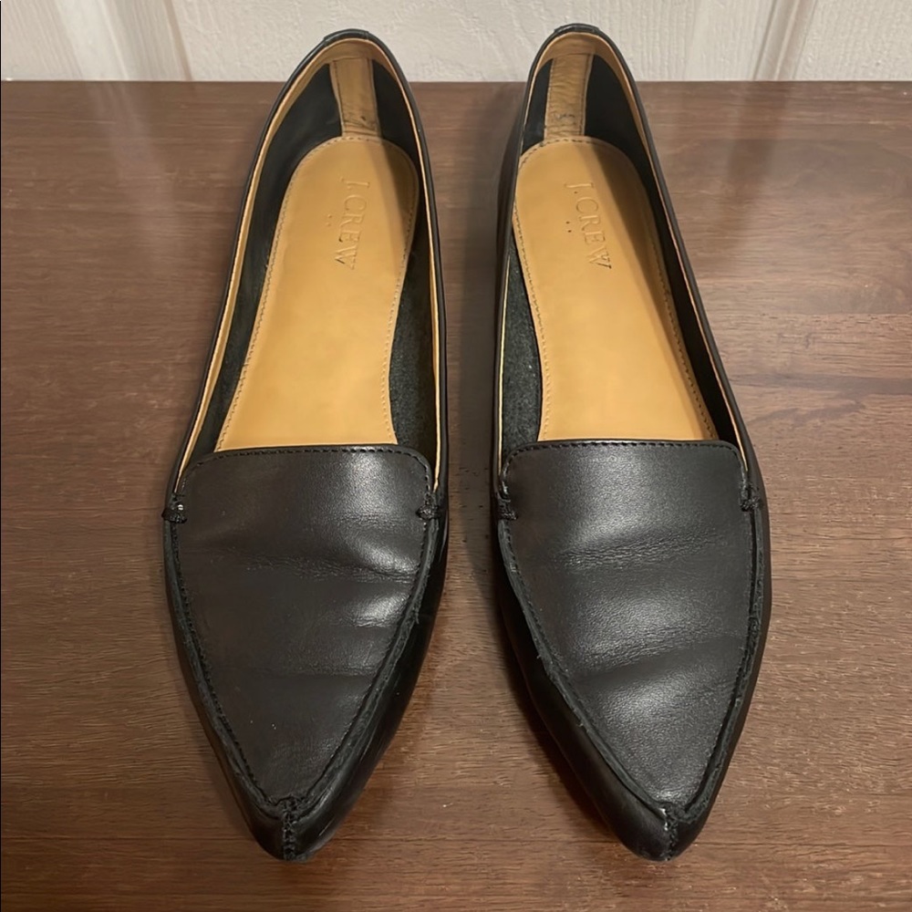 J. Crew Edie Loafers, Black